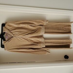 Juicy Couture Velour Set with Low Rise Wide Leg Pants